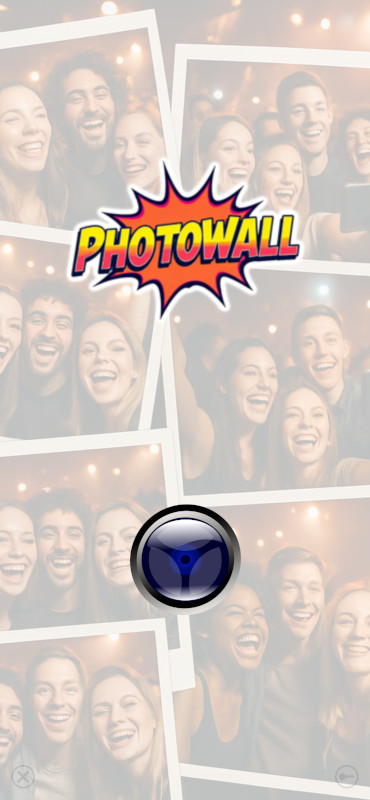 Mur photo événement en direct